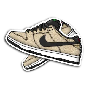 SB Dunk Low "Hemp 2016" Sneaker Sticker