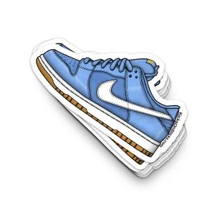 SB Dunk Low "Orange Label University Blue" Sneaker Sticker