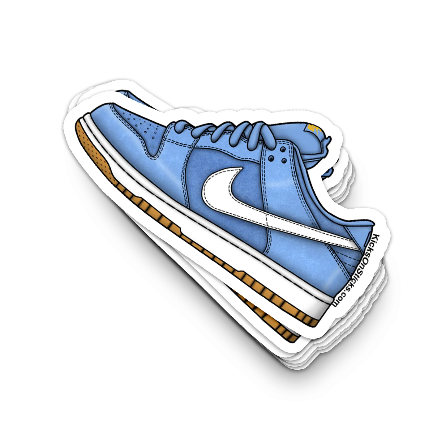 SB Dunk Low "Orange Label University Blue" Sneaker Sticker