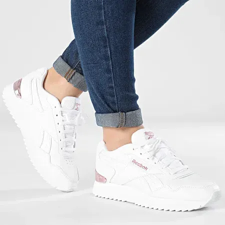 SCARPE REEBOK CLASSIC GLIDE RIPPLE CLIP LEATHER BIANCA SCARPA DONNA