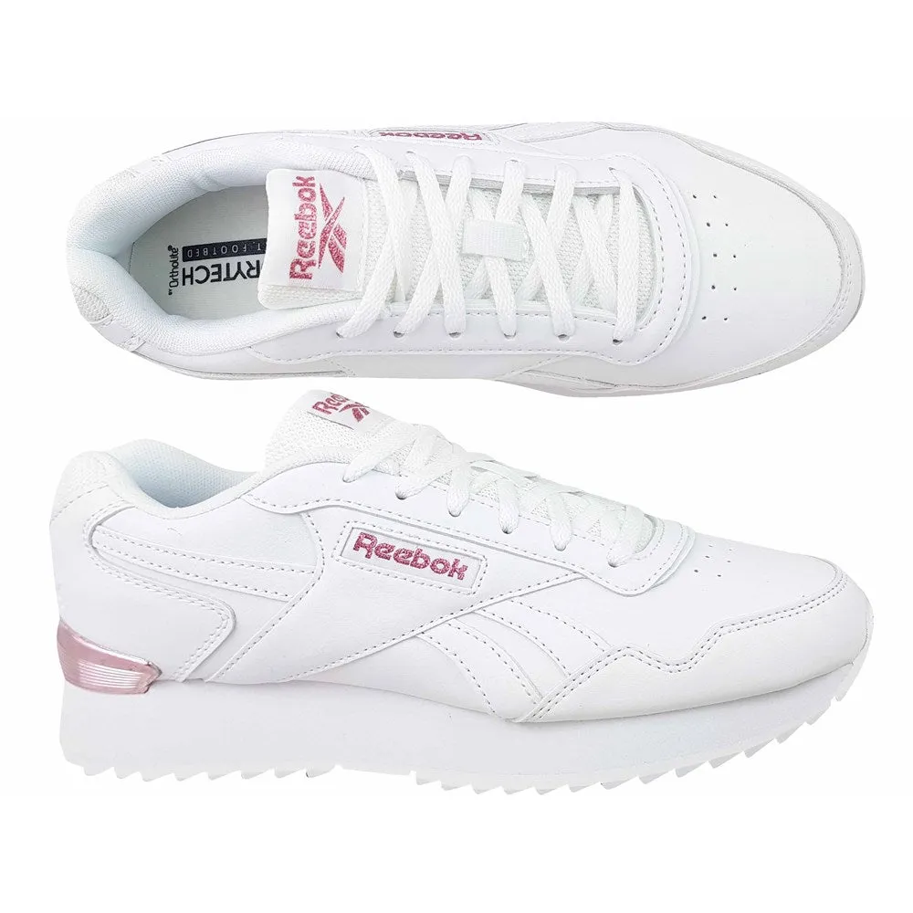 SCARPE REEBOK CLASSIC GLIDE RIPPLE CLIP LEATHER BIANCA SCARPA DONNA
