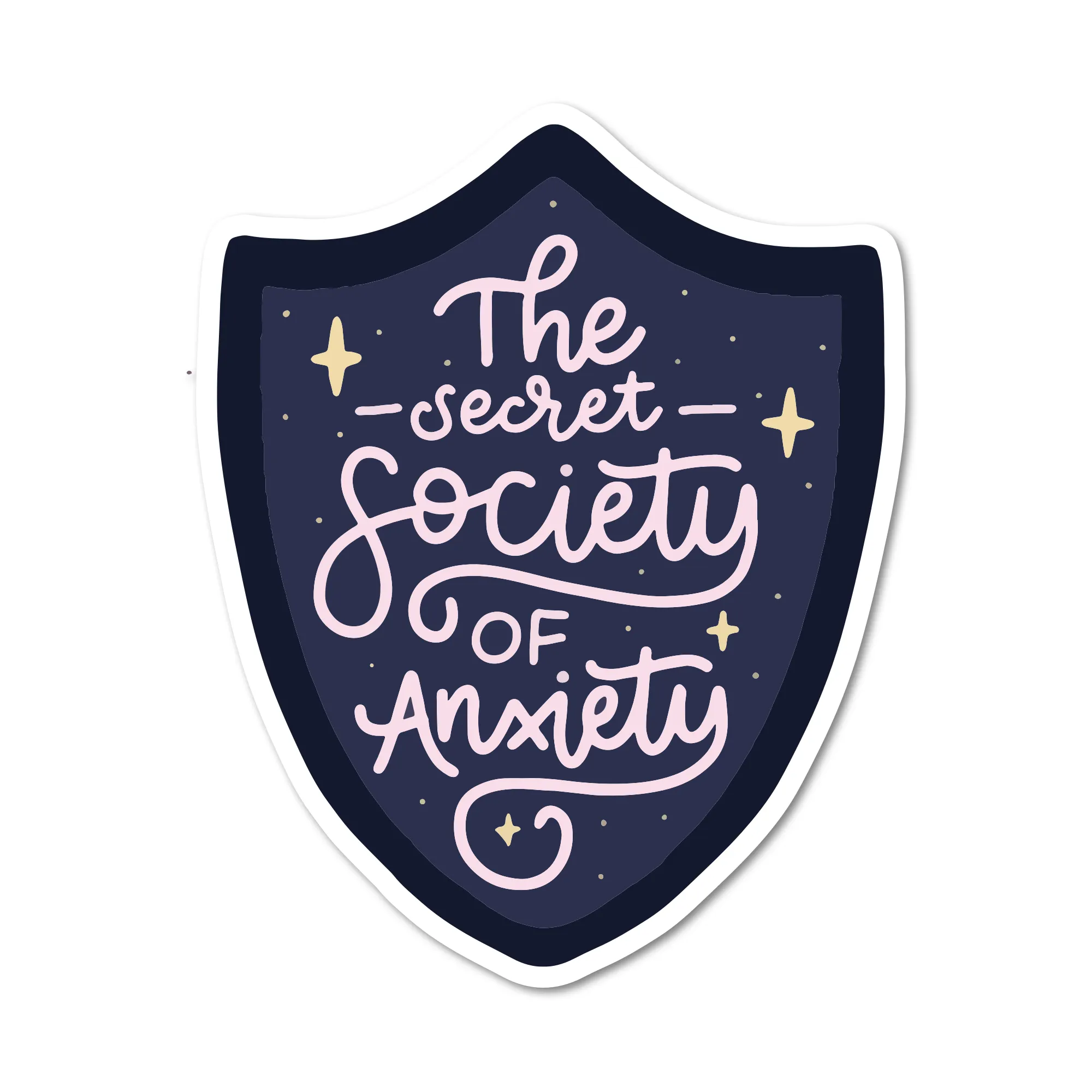 Secret Society Of Anxiety Sticker
