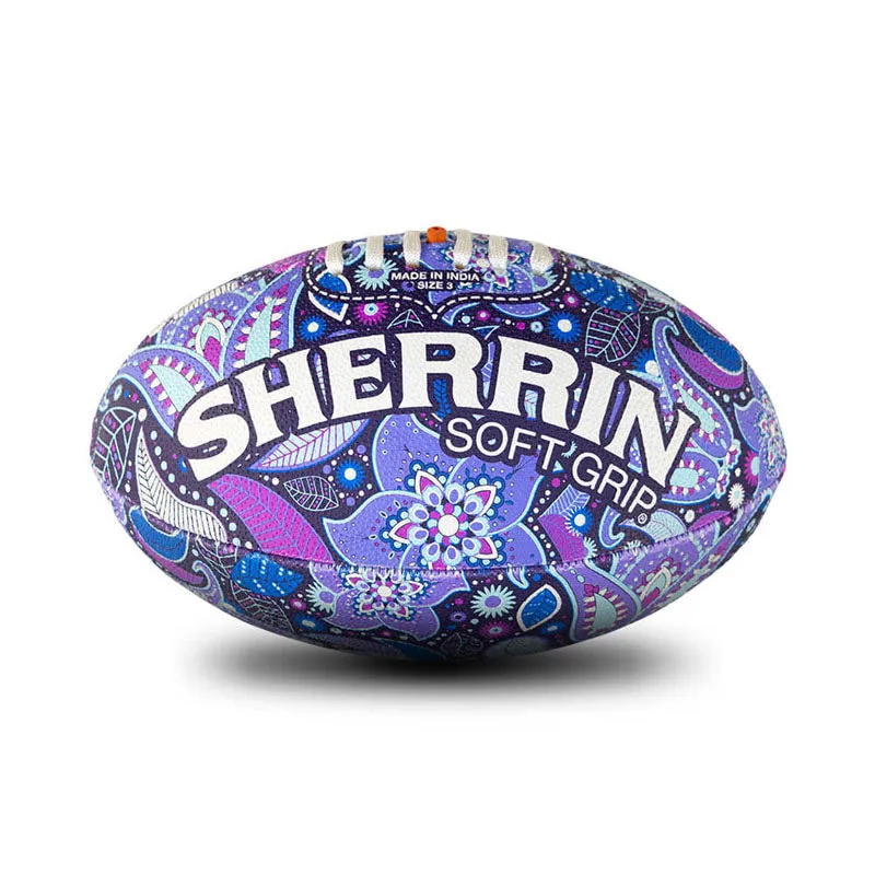 Sherrin Soft Grip - Purple Paisley - Size 3