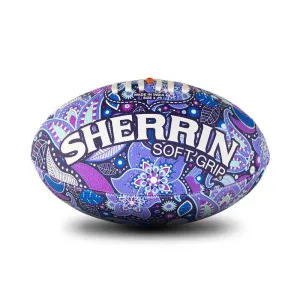 Sherrin Soft Grip - Purple Paisley - Size 3