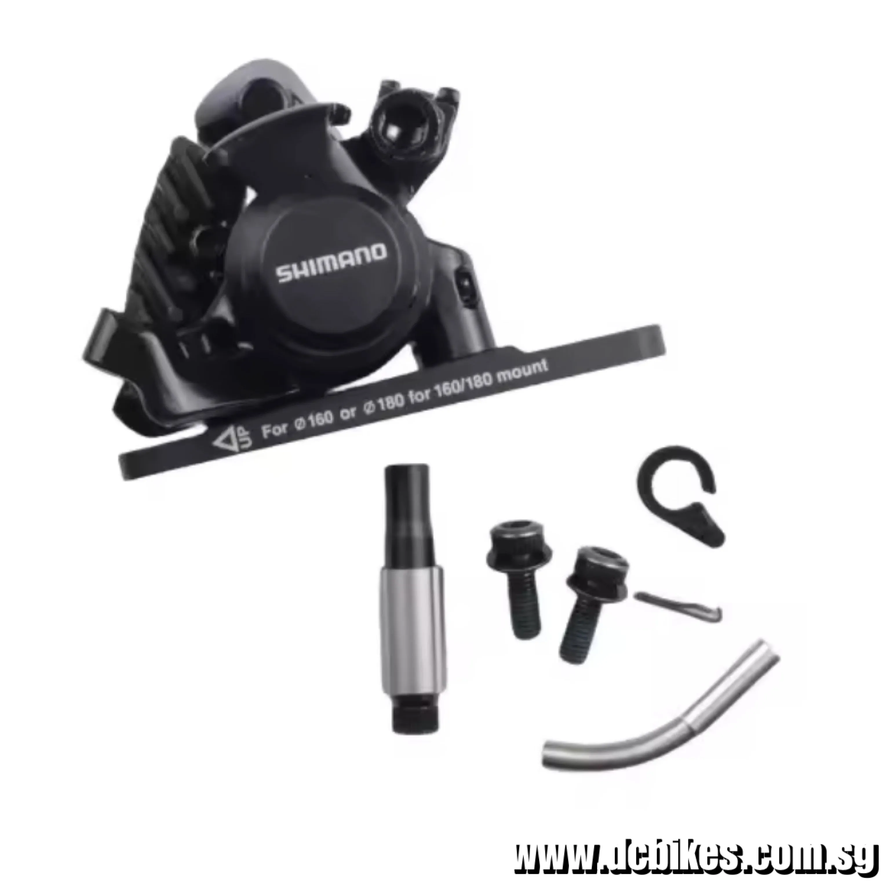 Shimano BR-RS305 Road Gravel Bikes Front & Rear Cable Pull Mechanical Disc Brake Flat Mount Calipers - 2 Pieces