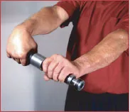 SideWinder Pro Xtreme : Hand, Wrist, Forearm Exerciser 2″ diameter Handle. Fat Grip Training for serious Grip Strength!