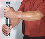 SideWinder Pro Xtreme : Hand, Wrist, Forearm Exerciser 2″ diameter Handle. Fat Grip Training for serious Grip Strength!