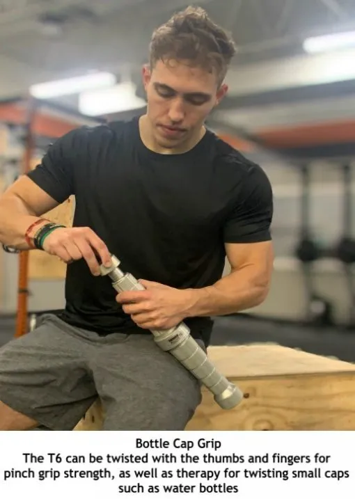 Sidewinder ProXtreme T6 – The Ultramodern Finger, Hand, Wrist, Forearm, Fat Grip Strengthener #5, Adjustable Resistance