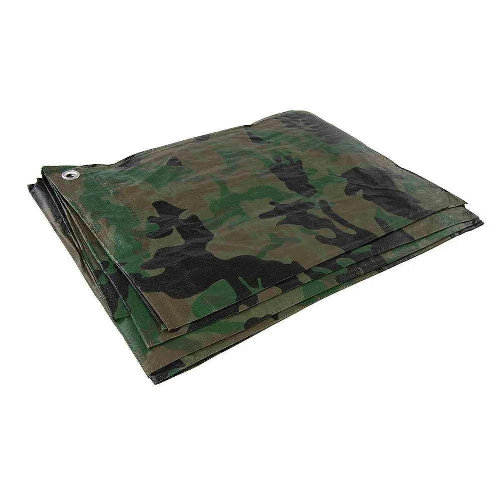 Silverline Camouflage Tarpaulin 2.4 X 3M 488443