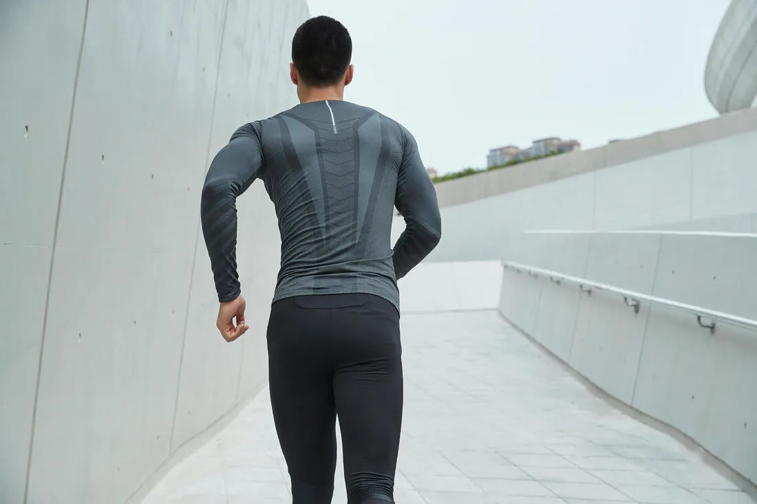 SKINCARE MEN'S RUNNING WINTER BREATHABLE LS TEE-SHIRT