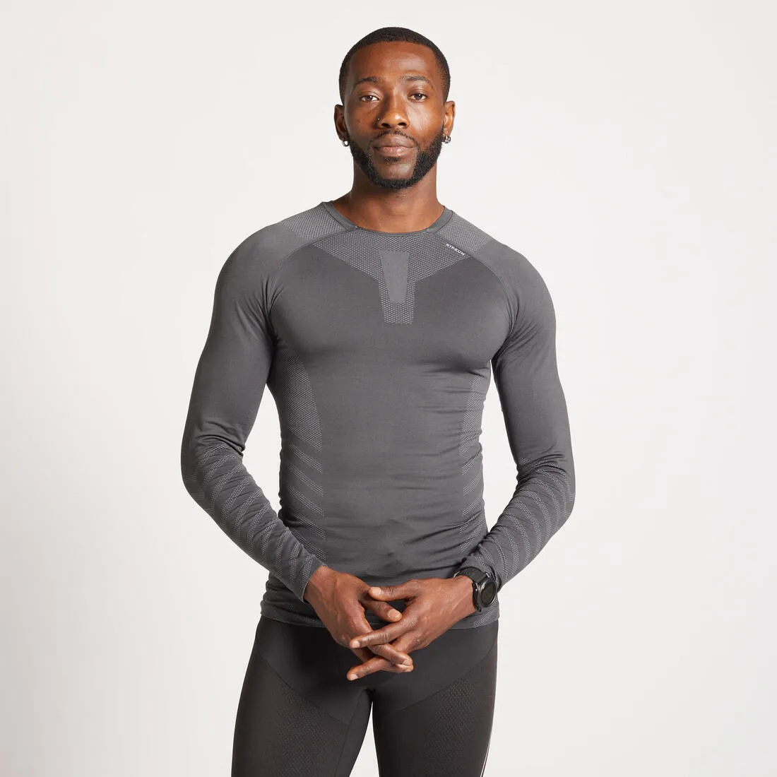 SKINCARE MEN'S RUNNING WINTER BREATHABLE LS TEE-SHIRT