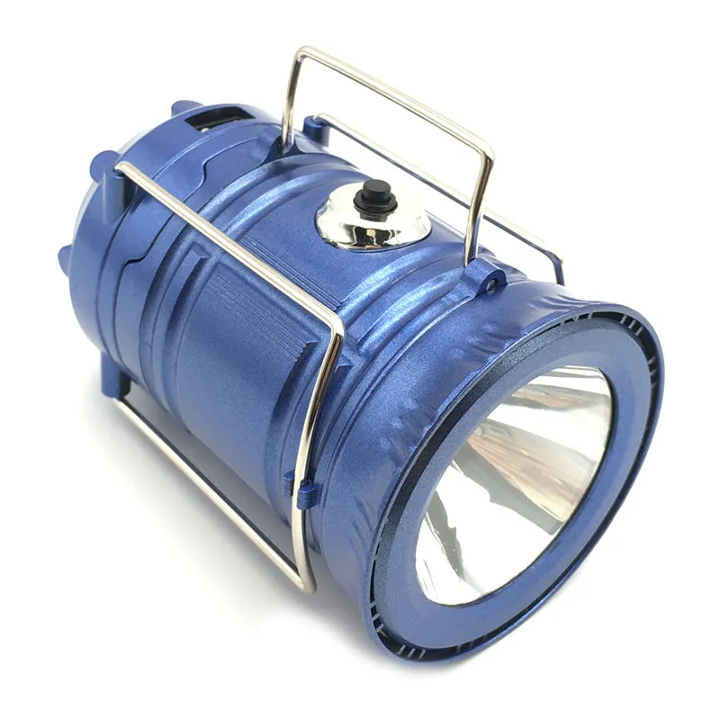 Solar Rechargeable Camping Lantern & Portable Outdoor Handheld Led Flashlight