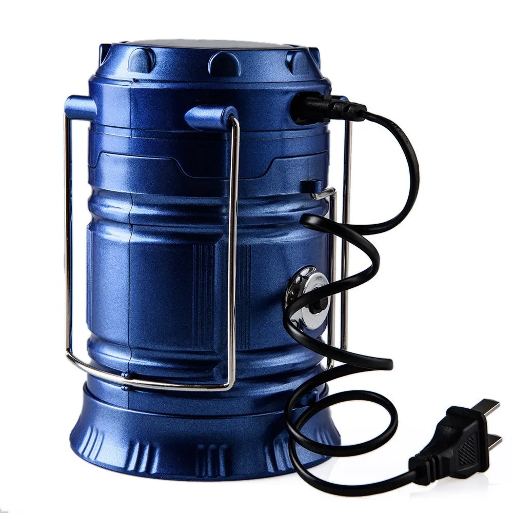 Solar Rechargeable Camping Lantern & Portable Outdoor Handheld Led Flashlight