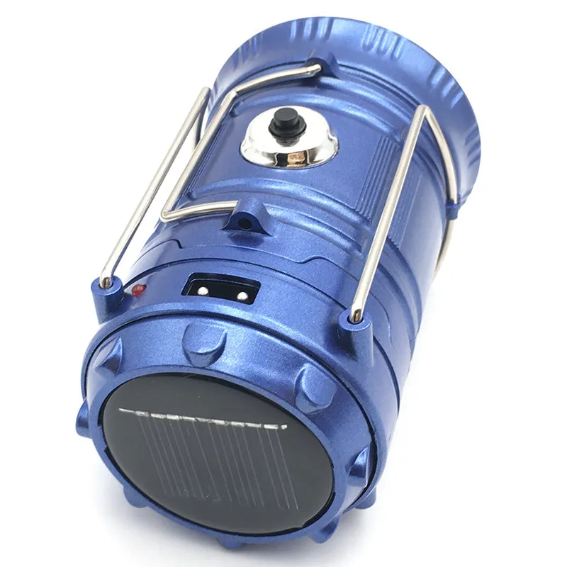 Solar Rechargeable Camping Lantern & Portable Outdoor Handheld Led Flashlight