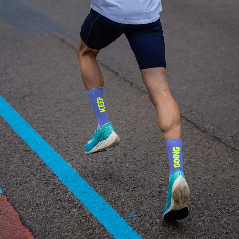 Sporcks - Keep Going Purple - Running Socks