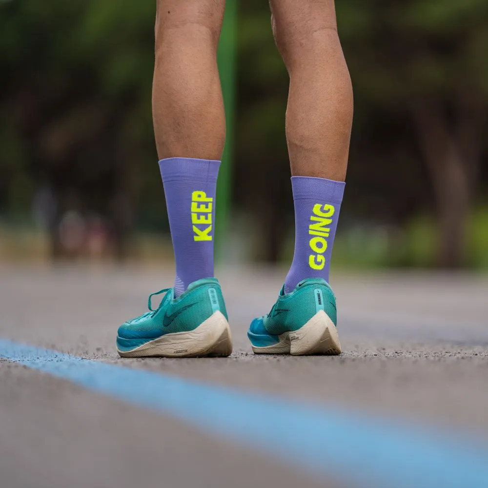 Sporcks - Keep Going Purple - Running Socks