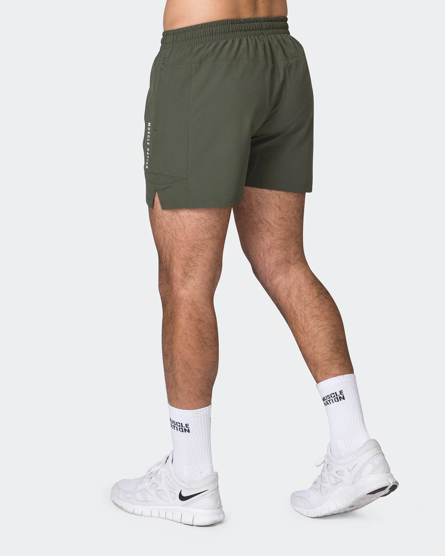 Streamline Training Shorts - Dark Khaki