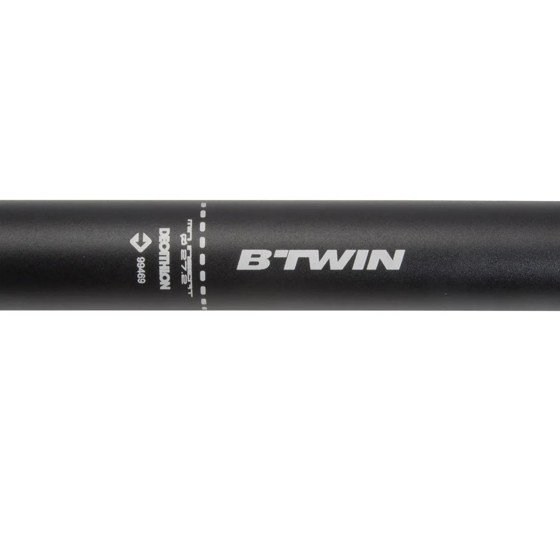 Suspension seat post with 27.2 mm diameter and 29.8 and 31.8 mm adaptor