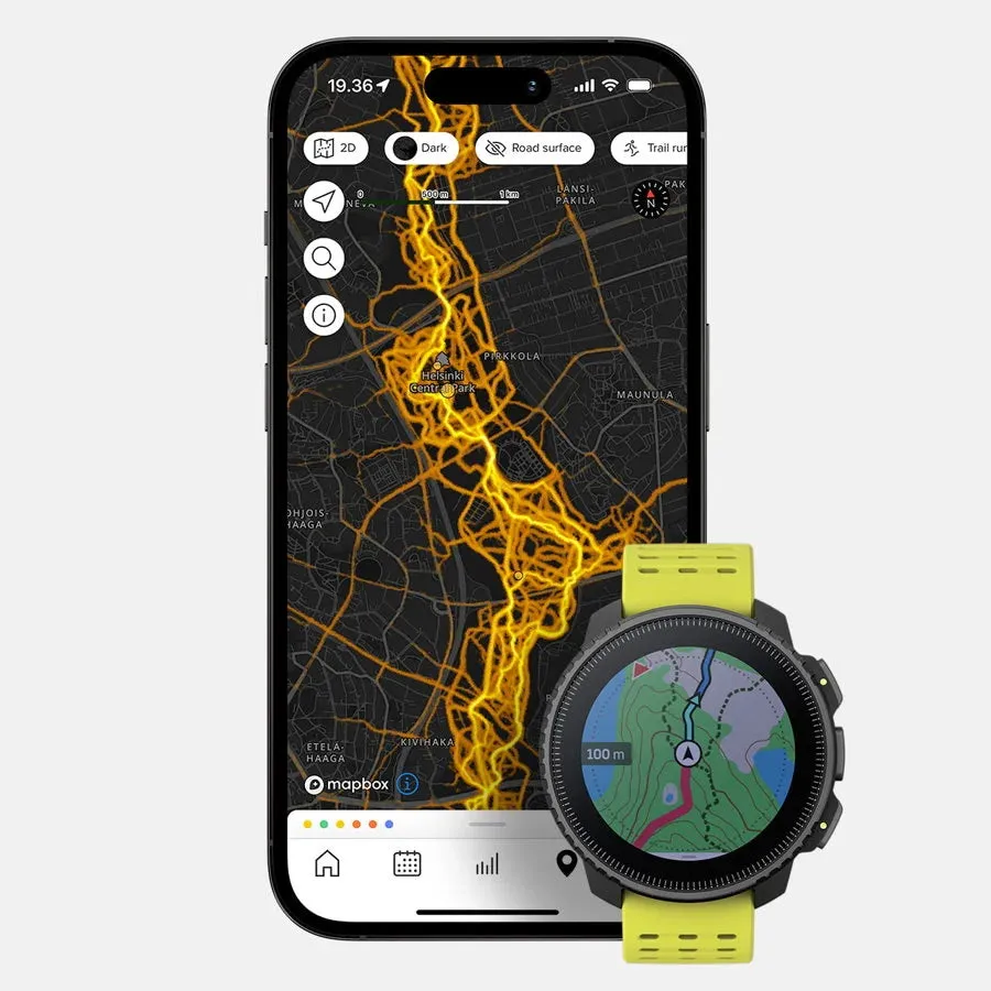 Suunto Vertical Stainless Steel Adventure Watch - Lime