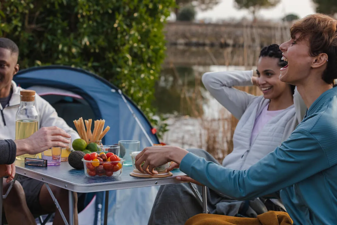 TABLE DE CAMPING PLIANTE - 2 À 4 PERSONNES