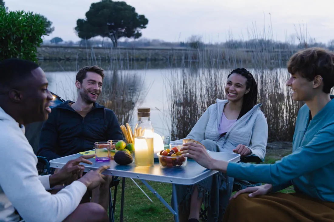 TABLE DE CAMPING PLIANTE - 2 À 4 PERSONNES