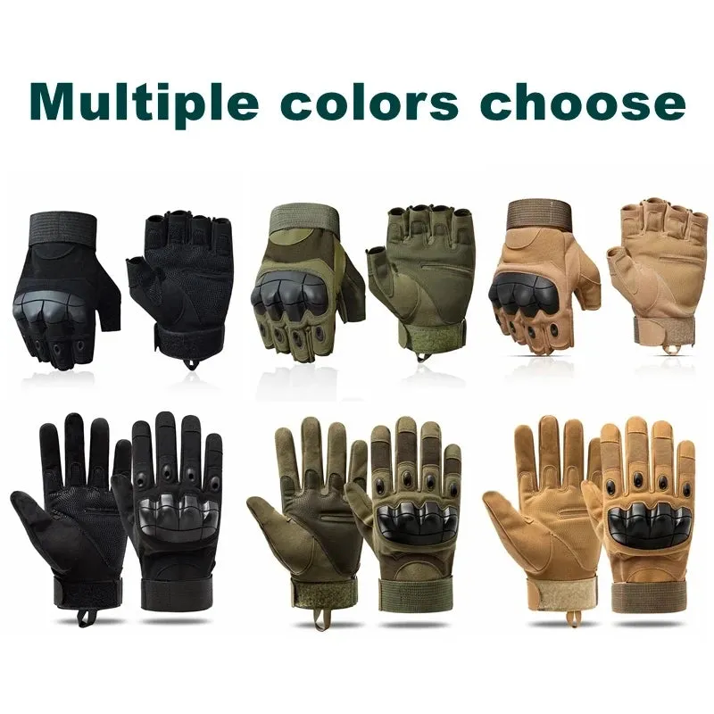 Tactical Military Full Finger Gloves - Fitness Protection, Sports, Motorcycle, Hunting, Walking Gloves