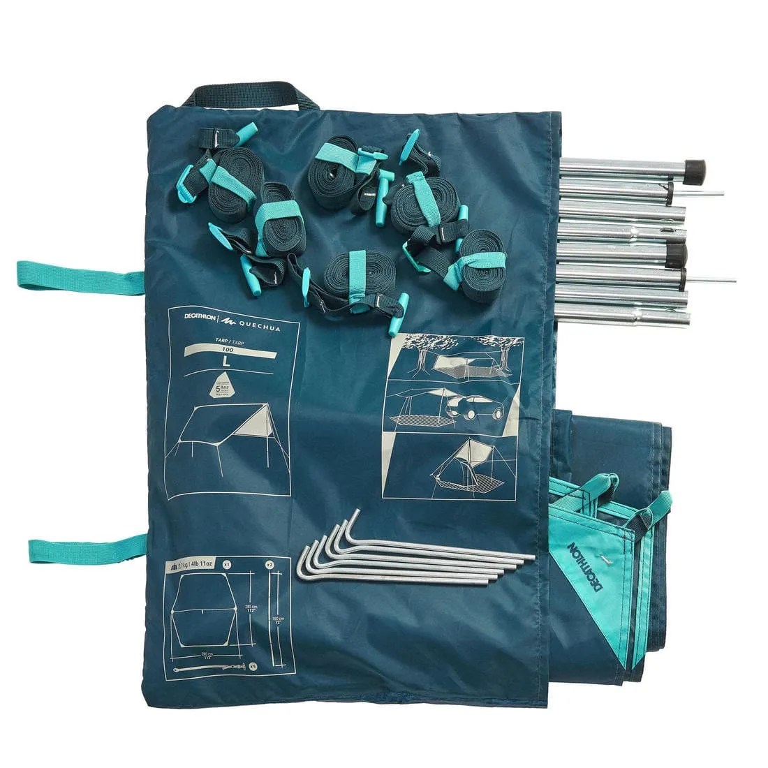 TARP ABRI CAMPING MULTIFONCTION