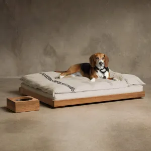Teak Dog Bed - Teak