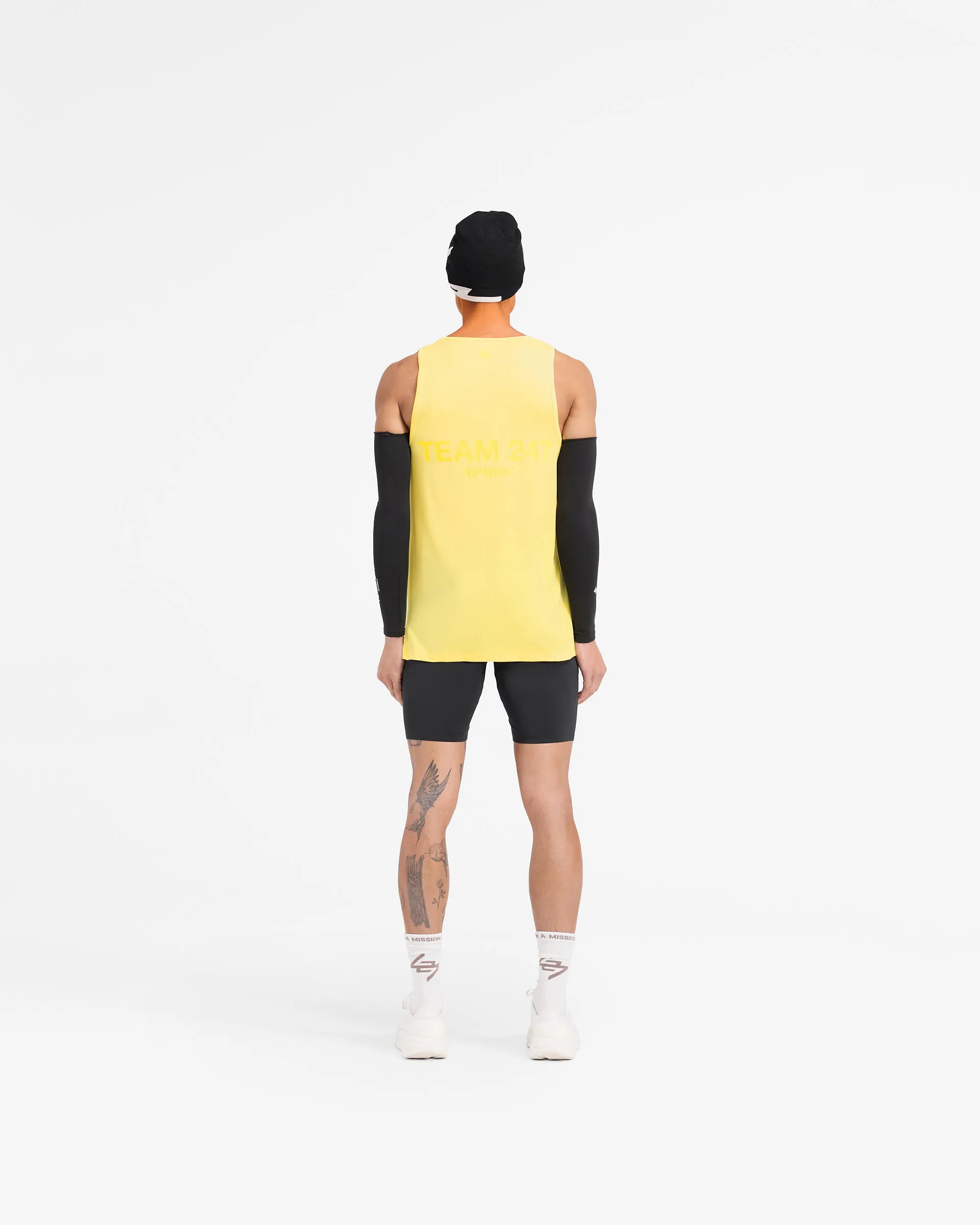 Team 247 Run Vest - Lemon