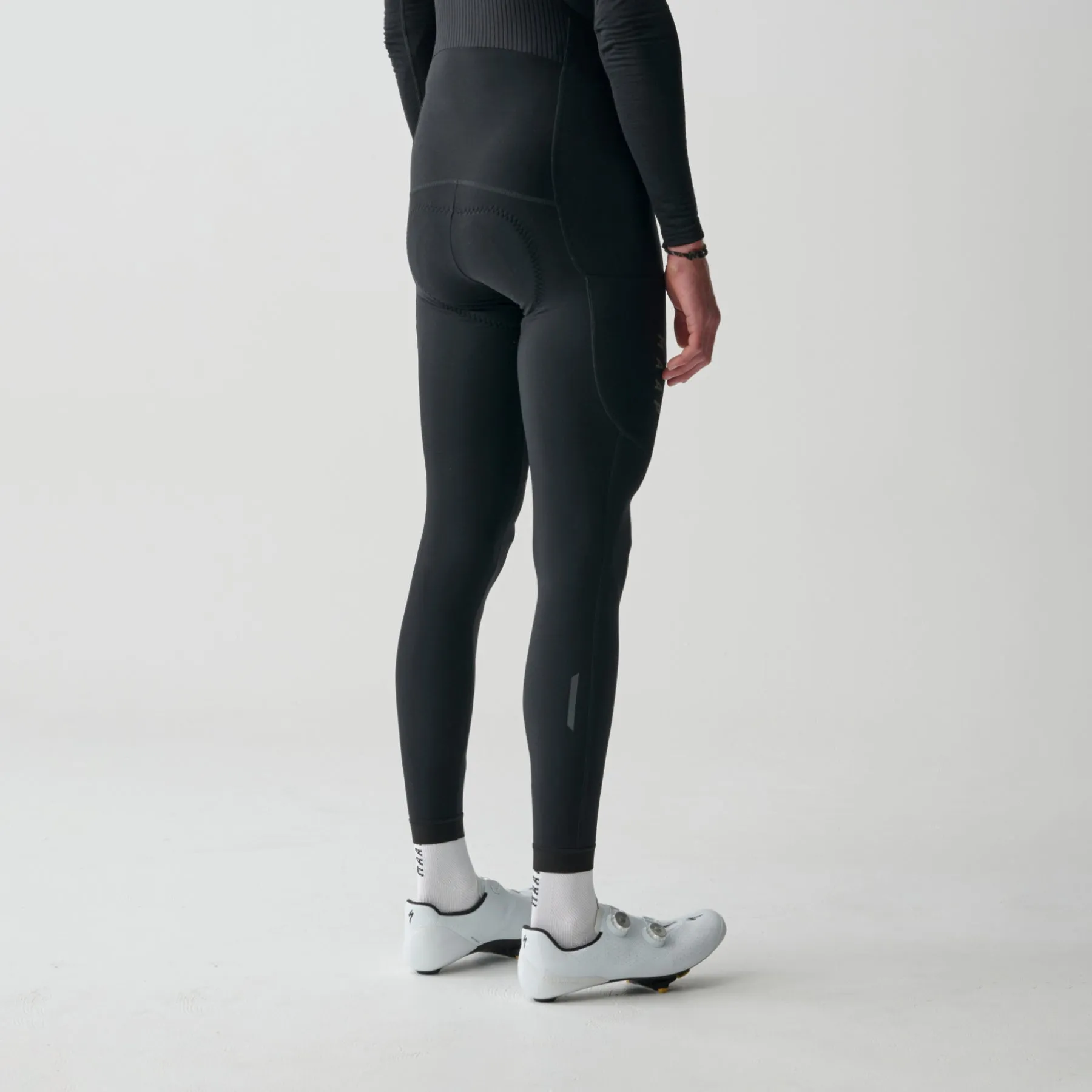 Team Bib Evo Thermal Cargo Tights - Black/Black