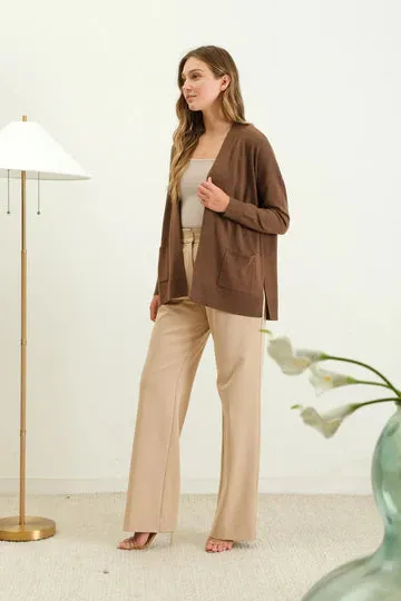 The Aylin Open Front Knit Cardigan