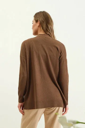 The Aylin Open Front Knit Cardigan