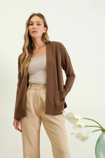 The Aylin Open Front Knit Cardigan