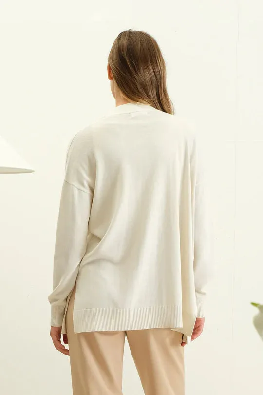 The Aylin Open Front Knit Cardigan