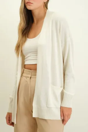The Aylin Open Front Knit Cardigan