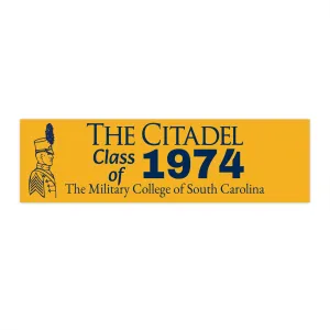 The Citadel, Gold Star, Class of (Your Year) Bumper Sticker