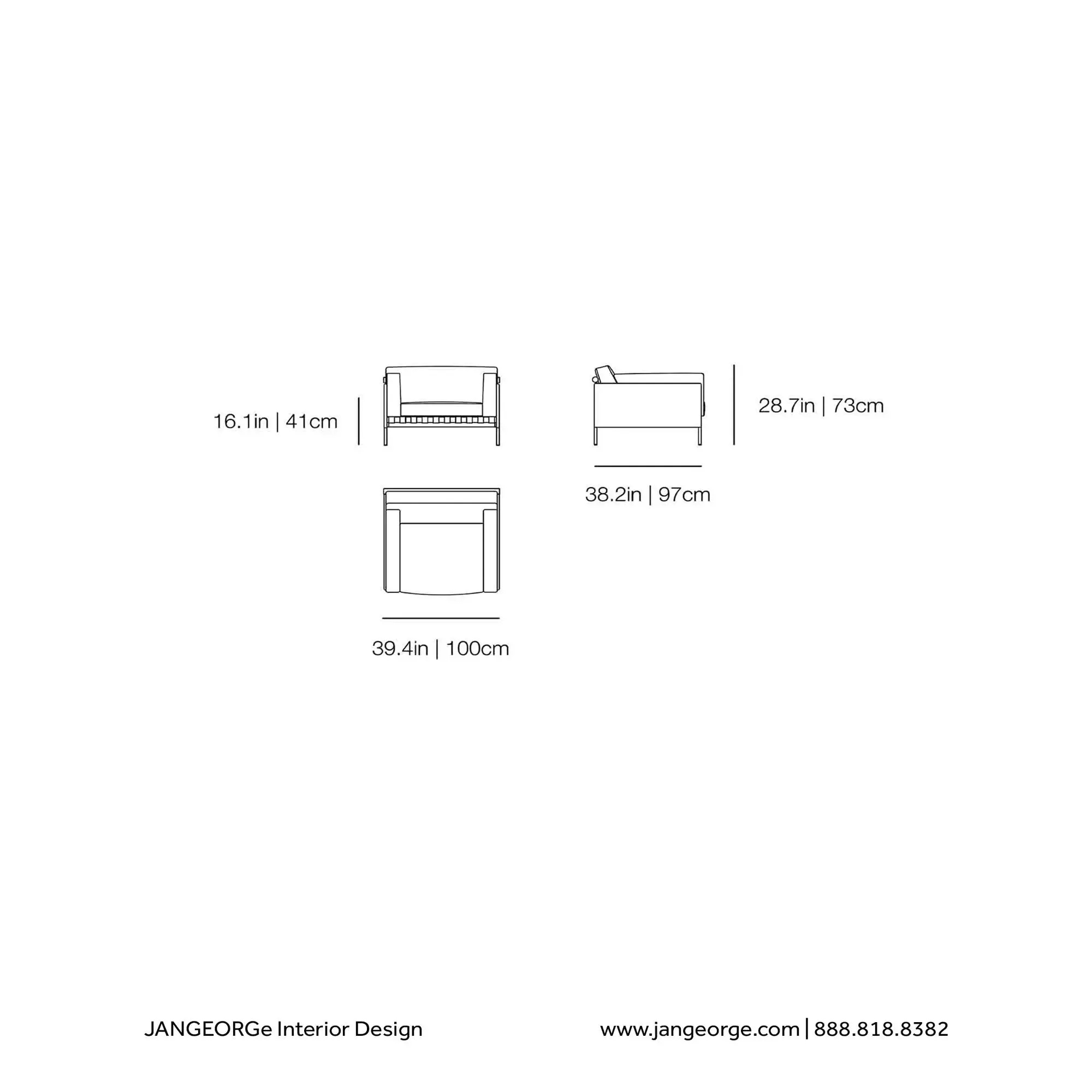 Étiquette - Outdoor Armchair