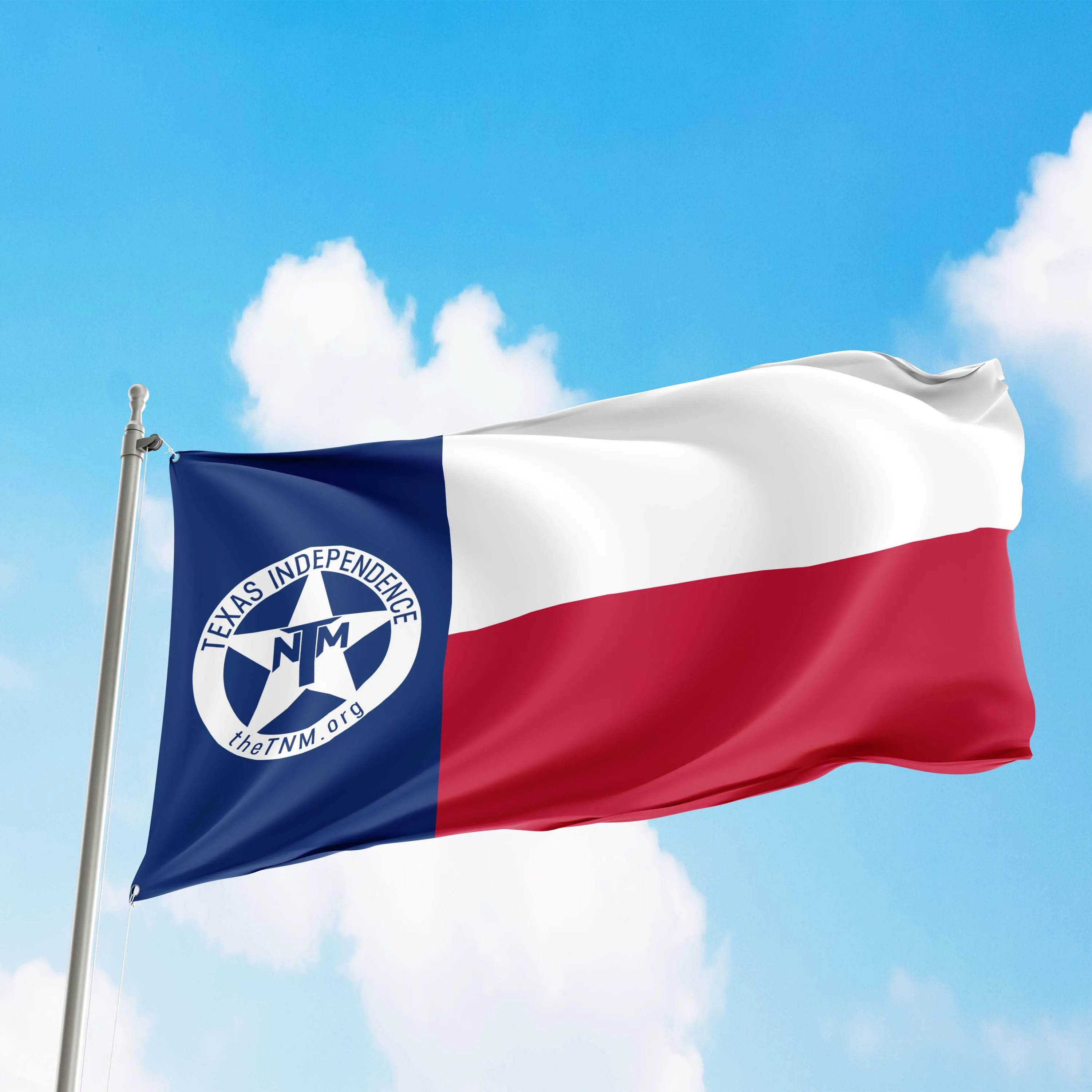 TNM Texas Nationalist Movement Texas Independence Flag Banner