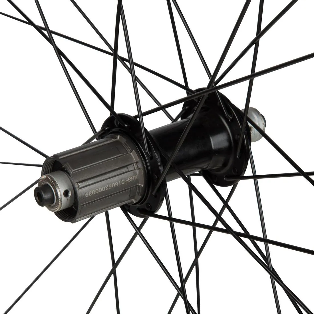 Triban 520 700 Double-Walled Rear Road Bike Wheel with Cassette