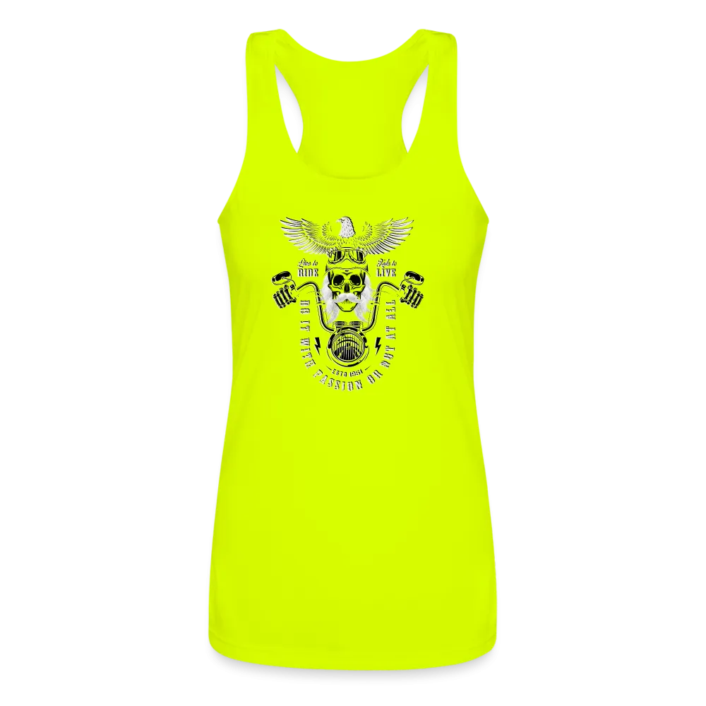 Tribute T - Women’s Performance Racerback Tank Top - Sunshine Family