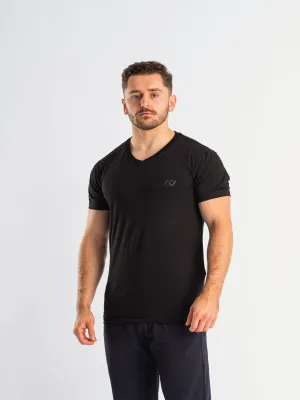 True-Fit Men's Non Bar Grip V-Neck - Stealth