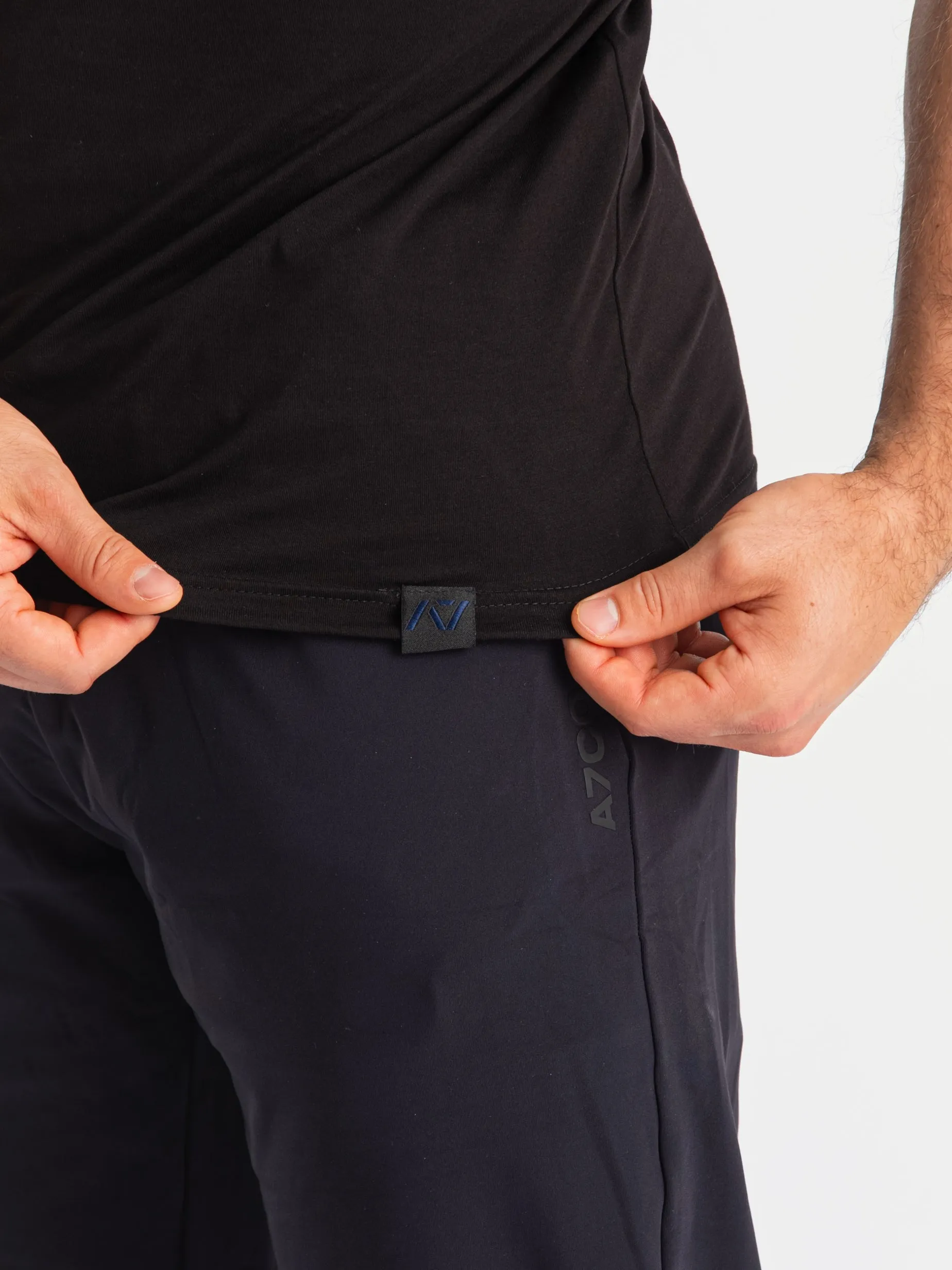 True-Fit Men's Non Bar Grip V-Neck - Stealth