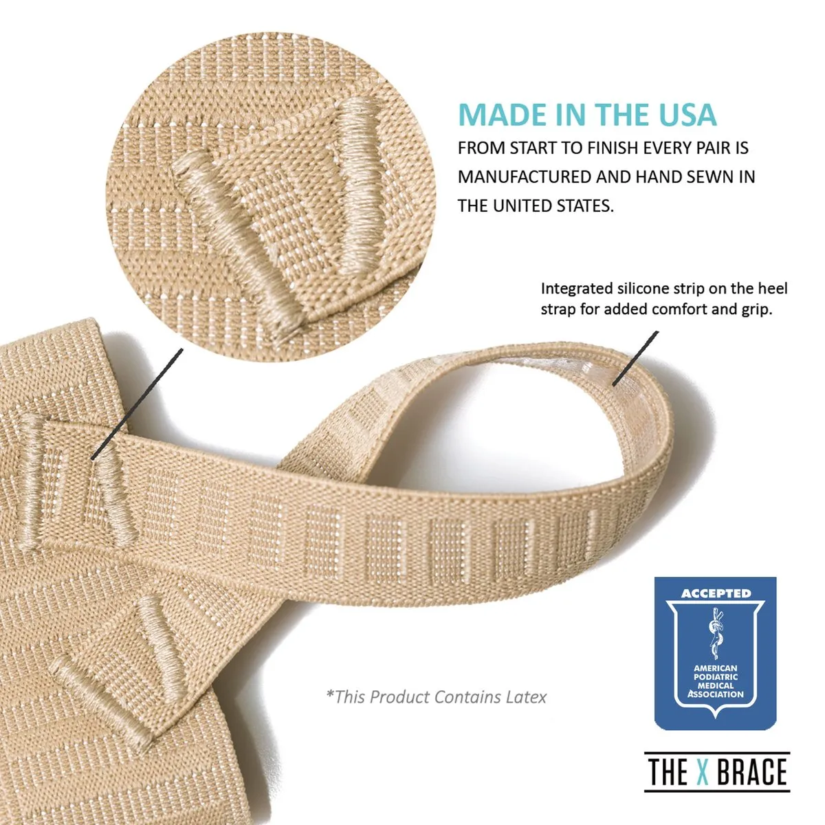 TULI'S® THE X BRACE™ - PAIR - highly effective elastic foot brace