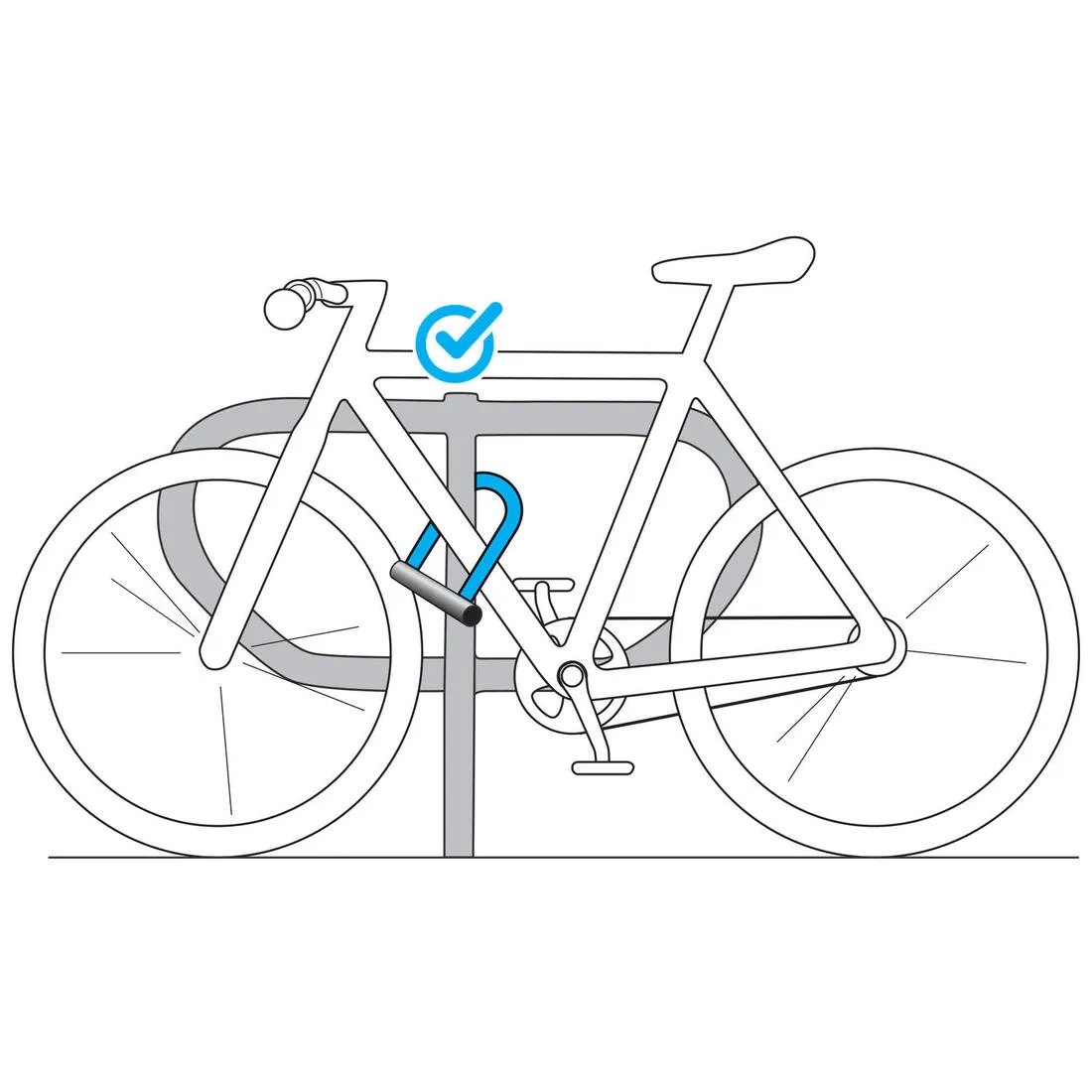 U Bike Lock 500 - Grey