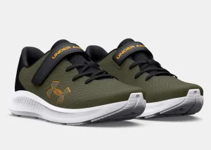 UA Pursuit 3 AC Big Logo Running Shoes - Boys