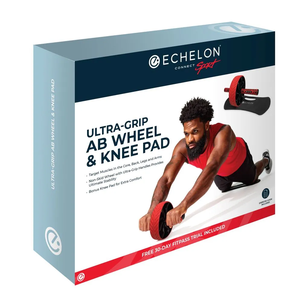 Ultra-Grip AB Wheel & Knee Pad