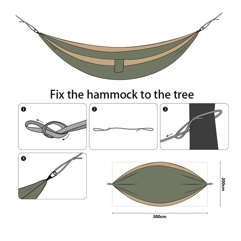 Ultralight Nylon Portable Camping Parachute Hammocks