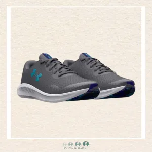 Under Armour: Boys' Grade School Charged Pursuit 3 Running Shoes Pitch Gray(N1-72)