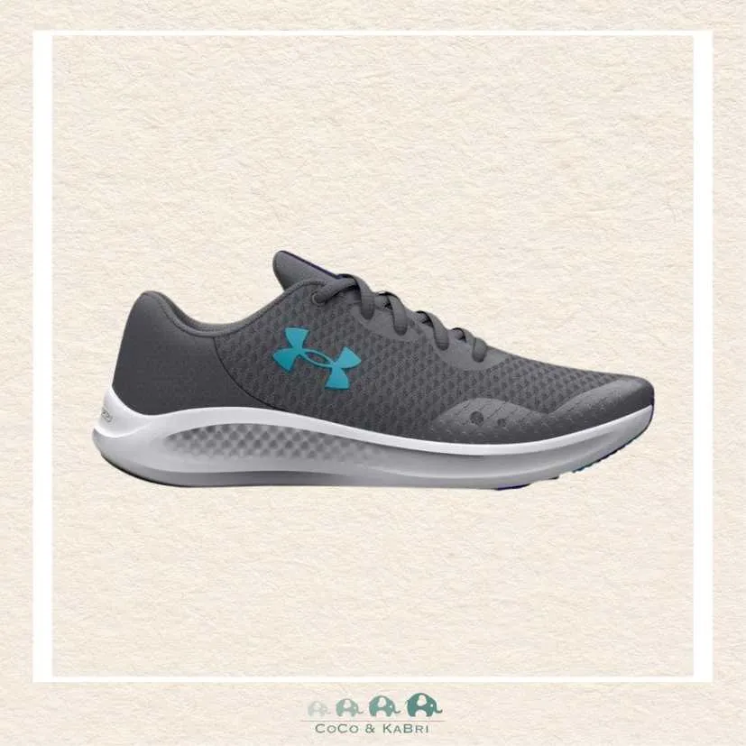 Under Armour: Boys' Grade School Charged Pursuit 3 Running Shoes Pitch Gray(N1-72)
