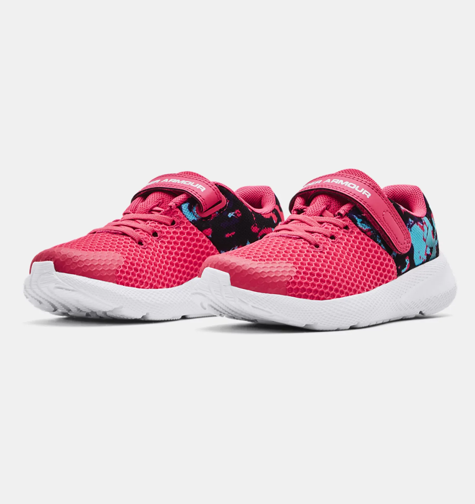 Under Armour Girls' Pre-School UA Pursuit 2 Big Logo AC Print Running Shoes